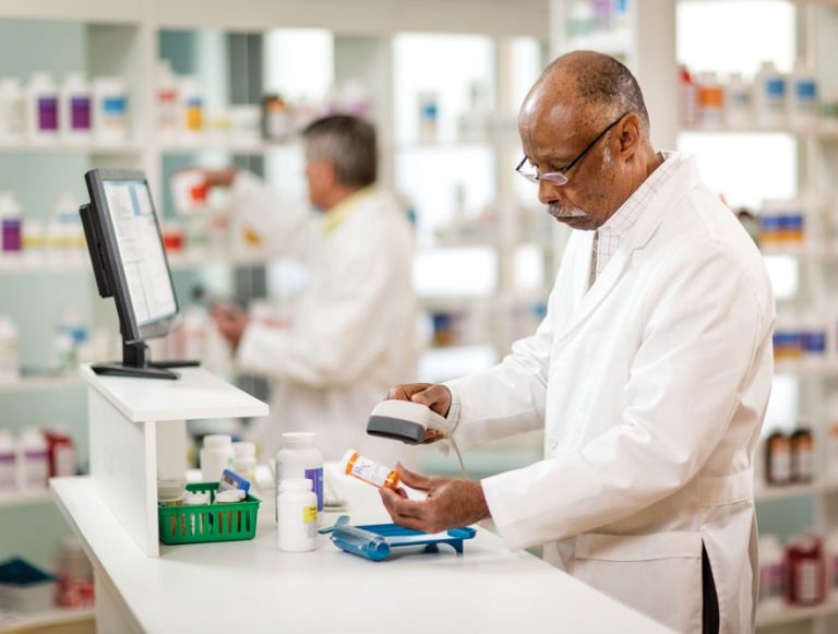 What are some benefits of pharmacy system solutions?